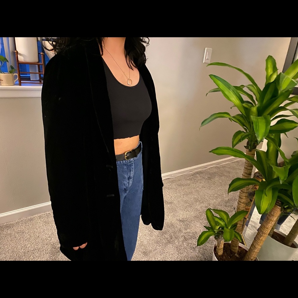 Black Velvet Blazer